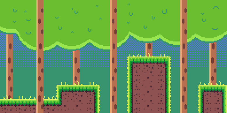Forest tile example.