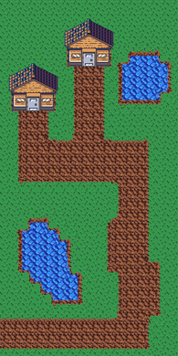 Top down town example