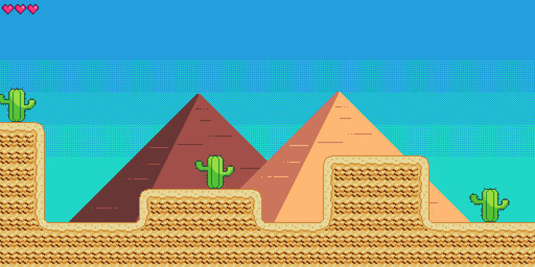 desert tile example.